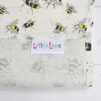 Buzzy Bee Linen Tea Towels, 6 of 7