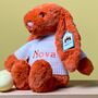 Personalised Jellycat Bashful Bunny In Bright Colours, thumbnail 4 of 8