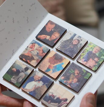 Personalised Mini Photo Magnet Letterbox Gift Set, 6 of 6