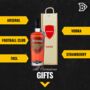 Personalised Arsenal Football Strawberry And Rhubarb Vodka Gift Set, thumbnail 2 of 4