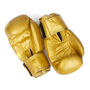 Personalised Full Leather Boxing Gloves Gold, thumbnail 3 of 10