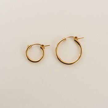 Rae | Gold Fill Or Sterling Silver Hinged Hoop Earrings, 9 of 12