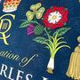 King Charles Coronation Tea Towel Blue, thumbnail 11 of 11