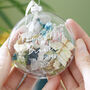 Wedding Floral Glass Bauble Hanging Decoration, thumbnail 8 of 8