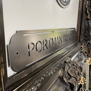 Portman Road Metal Football Street Sign – Designed And Made In Britain, 3 of 10