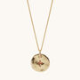 January Birthstone Necklace 18ct Gold Plate, thumbnail 2 of 6