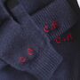 Men's Cashmere Gloves, Hat, Scarf Personalised Gift Set, thumbnail 9 of 9