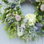 Fresh Christmas Wreath Making Kit In Blues And Greens, thumbnail 3 of 5