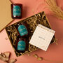 Christmas Candles Trio Gift Set Festive Scented Candle Hamper, thumbnail 1 of 3