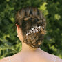 Silver Or Rose Gold Plated Crystal Bridal Hair Clip, thumbnail 1 of 10