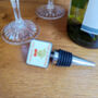 Christmas Bottle Stopper | Mistletoe And Wine Bottle Topper, thumbnail 4 of 6