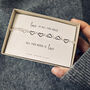 Silver Hearts Bracelet. Love Is All You Need, thumbnail 1 of 3
