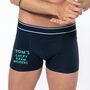 Personalised Shadow Lucky Exam Boxers, thumbnail 1 of 2