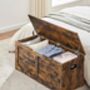 Storage Chest With Safety Hinges Shoe Storage Bench, thumbnail 5 of 12