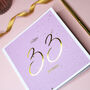Gold Dust | Personalised Age Foiled Birthday Card, thumbnail 1 of 5