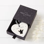 'Our Angel' Ceramic Heart Decoration Baby Loss Sympathy Gift, thumbnail 1 of 5