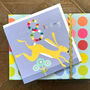Happy Hare 8th Birthday Card, thumbnail 3 of 5