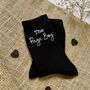 Personalised The Page Boy Wedding Day Socks, thumbnail 3 of 5
