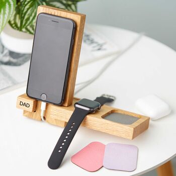 Personalised iPhone And Apple Accessories Stand, 6 of 11