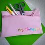 Personalised Teacher's Name School Rainbow Pencil Case, thumbnail 3 of 4