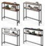 Two Tier Slim Console Table Sofa Table Storage, thumbnail 5 of 5