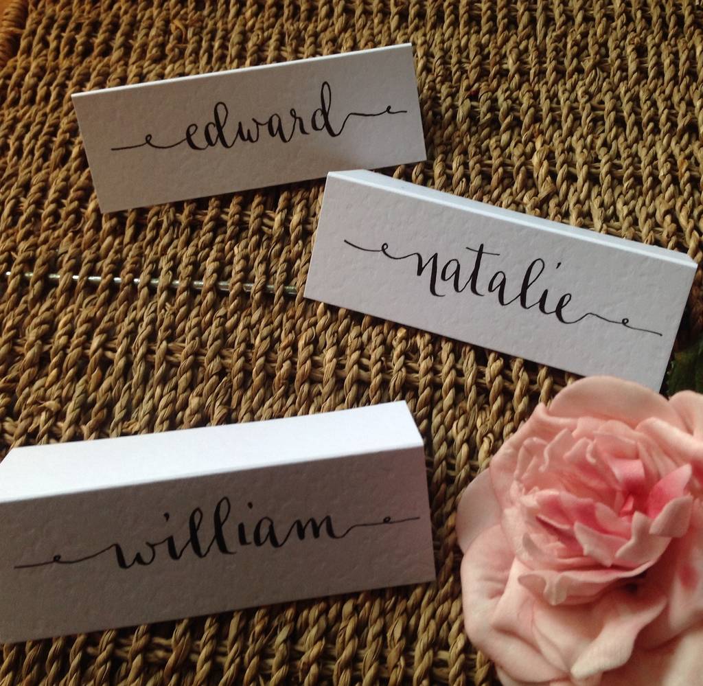 place cards tags