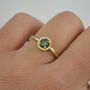 Ethically Sourced Sapphire Diamond Engagement Ring: Luz, thumbnail 2 of 5
