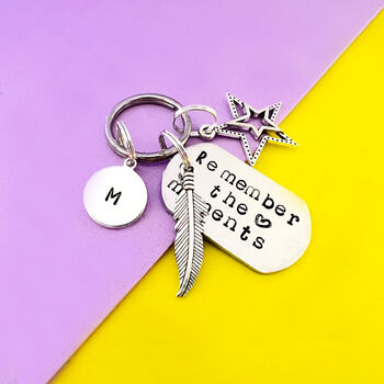 Personalised Remembrance Memorial Keyring Keepsake, 4 of 7