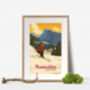 Samoens Ski Resort France Travel Poster Art Print, thumbnail 4 of 8