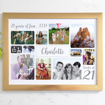 Personalised 21st Birthday Photo Collage, 11 of 12