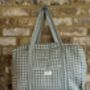 Hand Block Printed Extra Large Weekender Bag, thumbnail 6 of 7