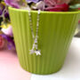 Sterling Silver Mini Starfish Anklet, thumbnail 7 of 12