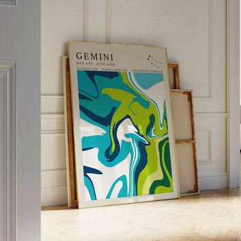 Gemini Astrology Print, 2 of 4