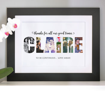 Personalised Photos Inside Name Word Art, 12 of 12
