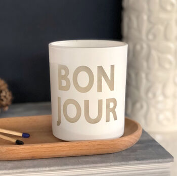 Bonjour Scented Candle, 3 of 4