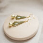 Christmas Tree And Bell Gold Plated Earrings, thumbnail 12 of 12
