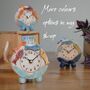 Bright Coloured Fish Shoal Mantel Clock Personalised, thumbnail 5 of 7