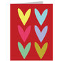 Mini Red Hearts Card, thumbnail 2 of 5