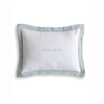 Personalised Name Cushion With French Border, 2 of 5