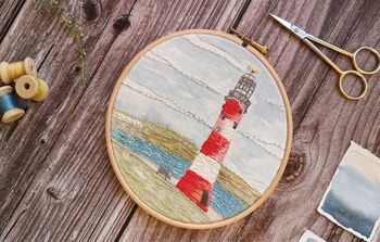 The Lighthouse, Modern Embroidery Kit, 5 of 5