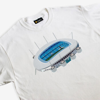 Etihad Stadium Man City T Shirt, 3 of 4