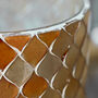 Noori Pineapple Mosaic Glass Tealight, thumbnail 4 of 4