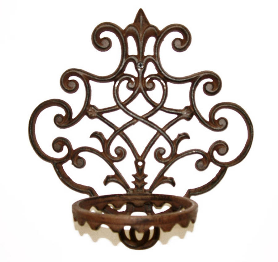 fleurie cast iron plant pot holder by garden selections