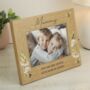 Personalised Floral Bee Mothers Day Photo Frame, thumbnail 1 of 4