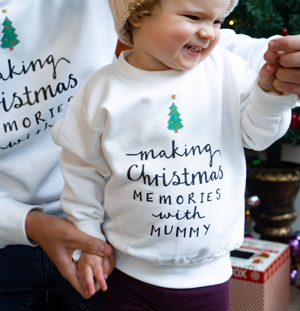 Personalised 'Making Memories' Christmas Jumper, 1 of 2