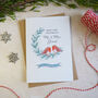 Mistletoe Robins First Married Christmas Card, thumbnail 2 of 9
