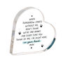 Personalised Pet Memorial Gift Heart Acrylic Plaque, thumbnail 2 of 2
