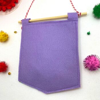 Purple Joy Christmas Banner/Pendant, 2 of 10