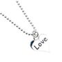 With Love Heart Sterling Silver Necklace, thumbnail 1 of 4