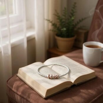 Sterling Silver Decade Rings Birthday Bracelet Gift For Various Ages, 5 of 12